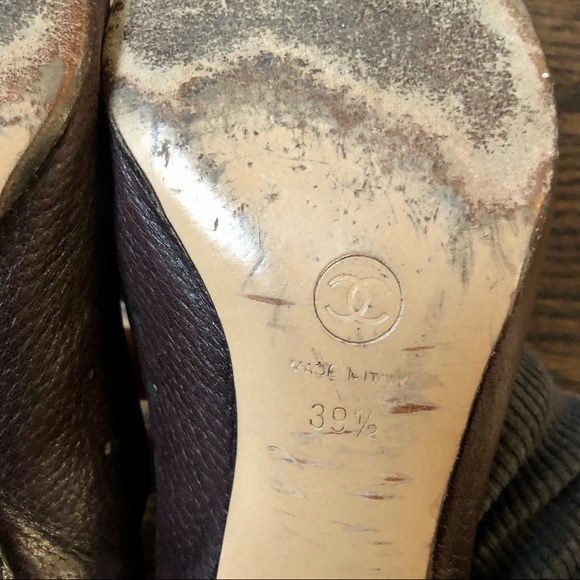 💠 Vintage CHANEL Pumps 39.5 - Picture 9 of 9